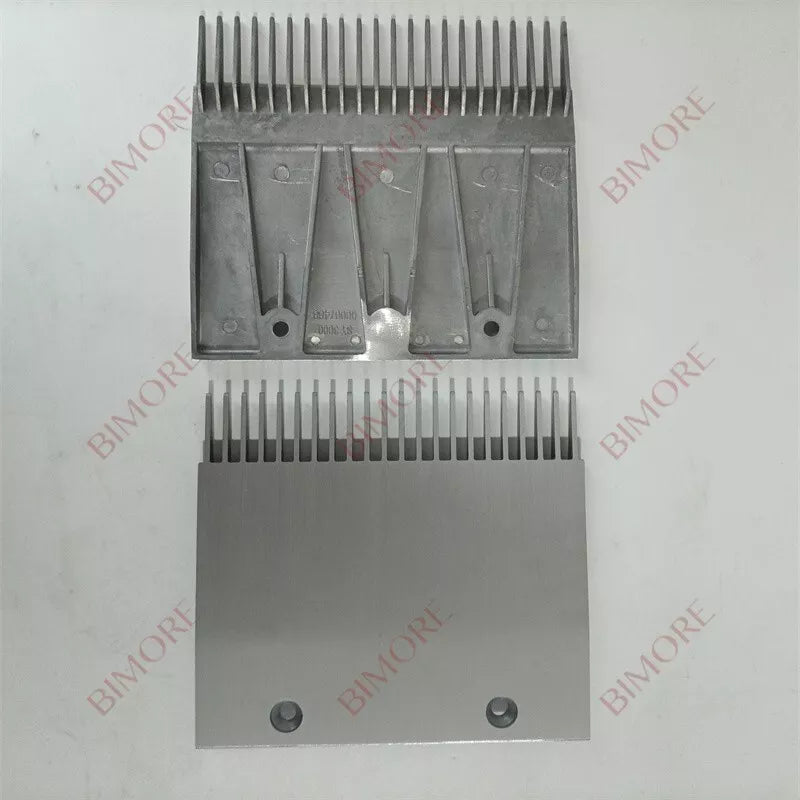 Lote de 20 unidades de peine para escalera mecánica SY300000007488, longitud 208 mm, ancho 185 mm, espacio de esperanza 112 mm, 22 dientes.