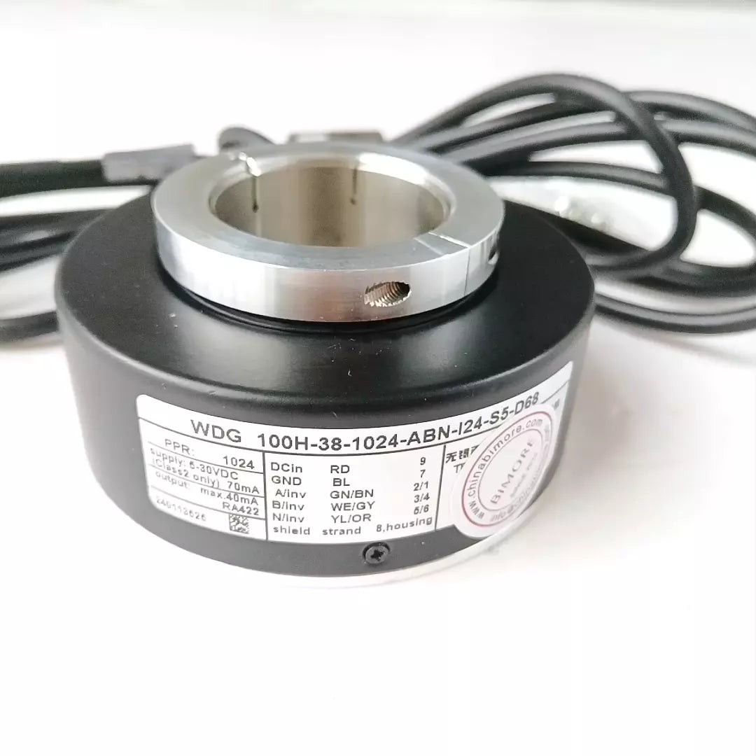 1PCS/LOT Elevator Encoder Lift Spare Parts WDG 100H-38-1024-ABN-I24-S5-D68