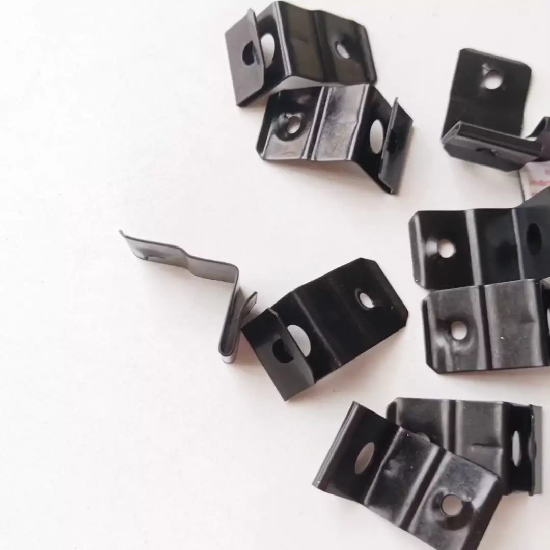 100PCS/LOT Escalator Parts Circlip Cover Plate Black Clip Nut Clamp W=15mm