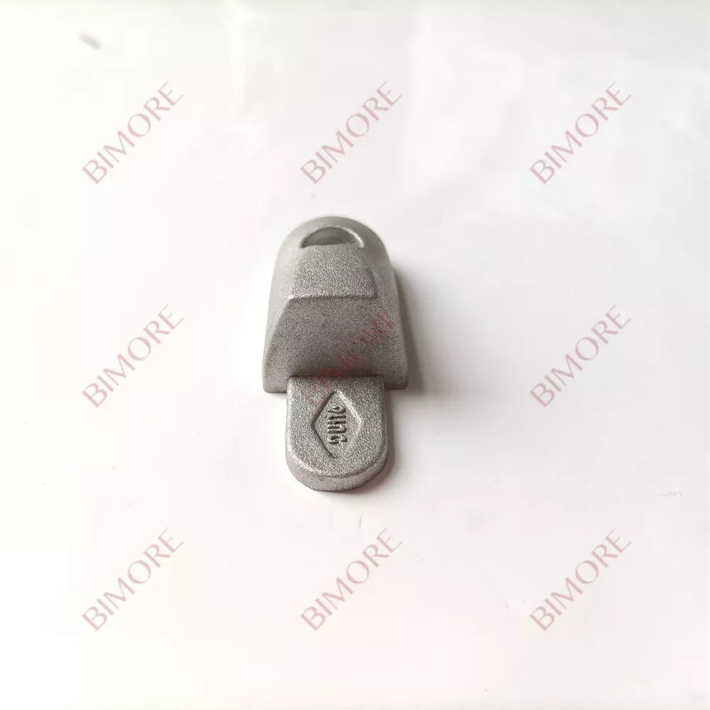 Lote de 50 tapones de aluminio para escaleras mecánicas, para sellado de cepillos de una sola fila, longitud de 60 mm.