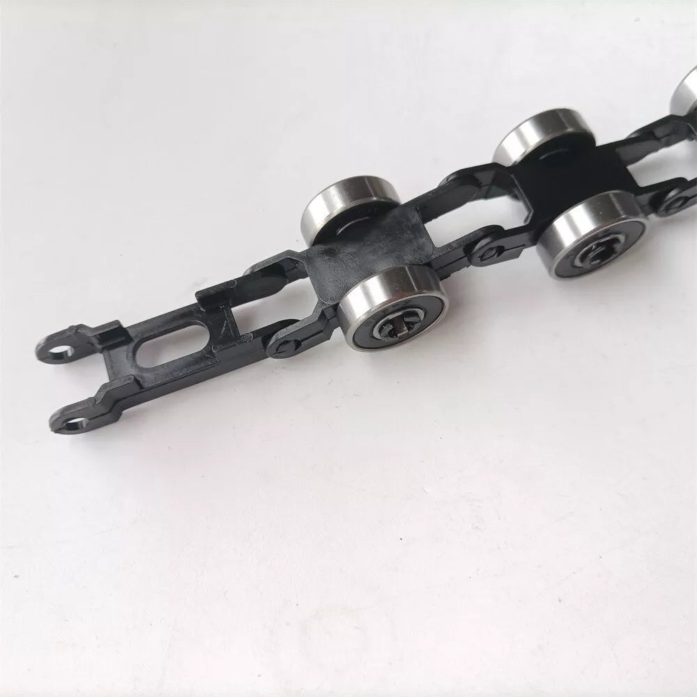 Cadena giratoria para escalera mecánica, color negro, KM5070679G01/2/3/5, tamaño 10 mm, R20, 17 pares de rodamientos, 608, 4 unidades por lote