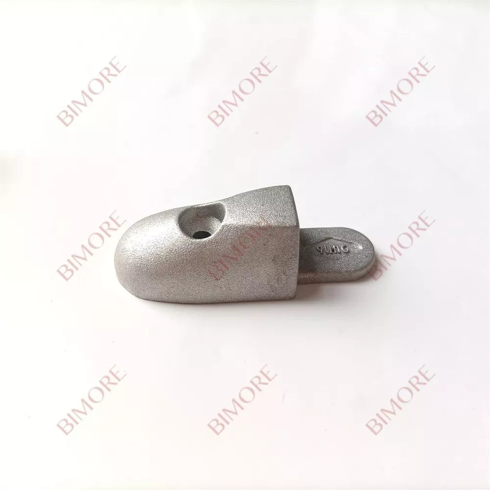 Lote de 50 tapones de aluminio para escaleras mecánicas, para sellado de cepillos de una sola fila, longitud de 60 mm.