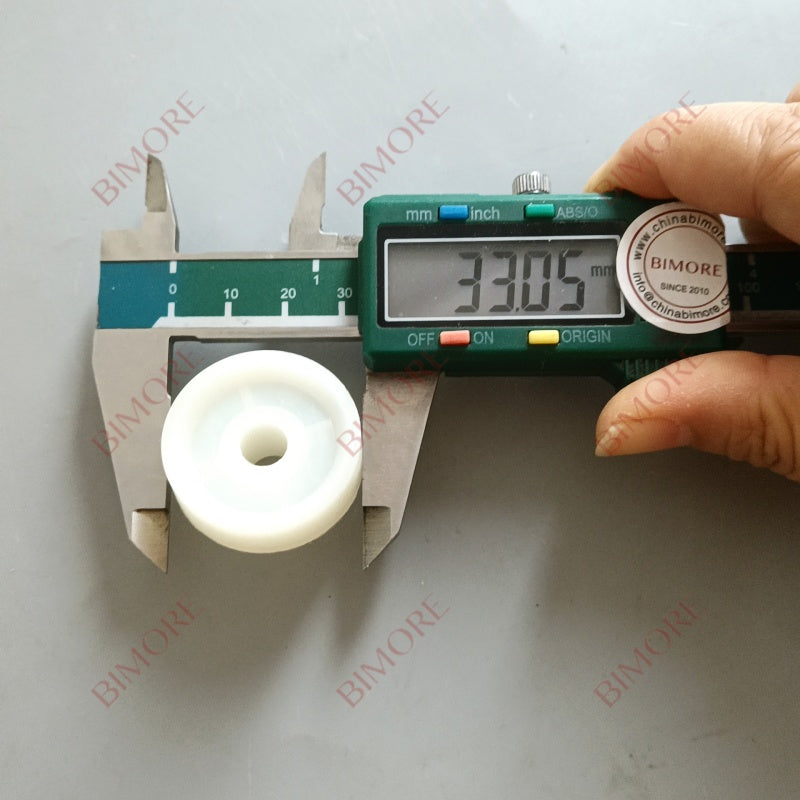 Lote de 20 rodillos de bloqueo de puerta de ascensor, diámetro exterior de 33 mm, ancho de 10 mm y alto de 17 mm, para K200 y K300.
