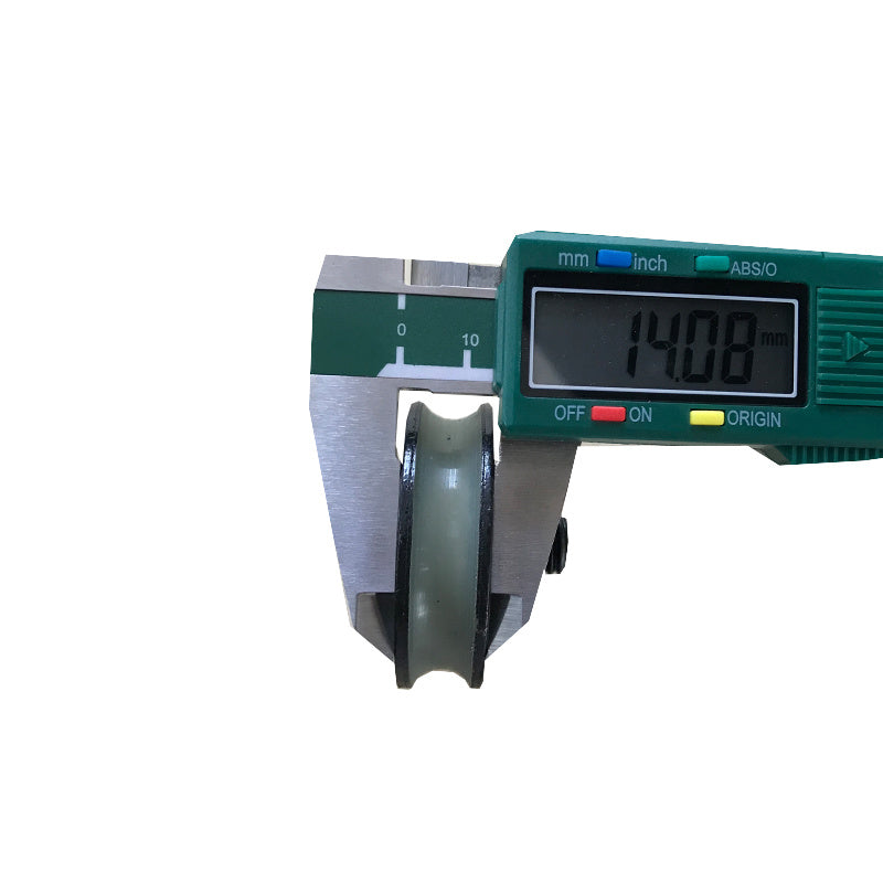Lote de 20 piezas de elevador para suspensión de puerta, rodillo de 48 mm de diámetro exterior, 14 mm de alto, rodamiento 6200, 48 x 14 mm, M12