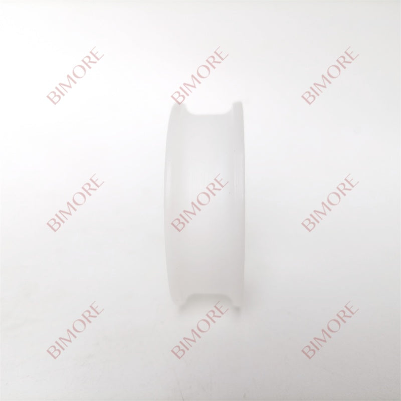 Lote de 20 rodillos para puerta de ascensor QKS11 (tamaño: 54 x 17 x 6200), color blanco.