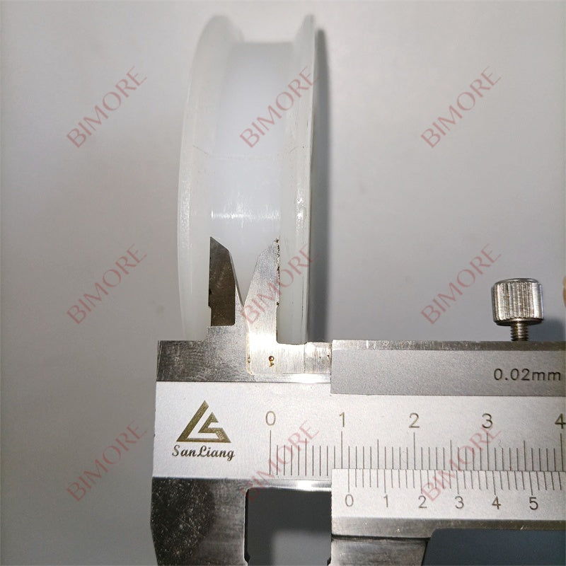 10PCS/LOT 85*20*6204 Elevator Door Hanger Roller OD 80 H 20mm Bearing 6204 White Nylon