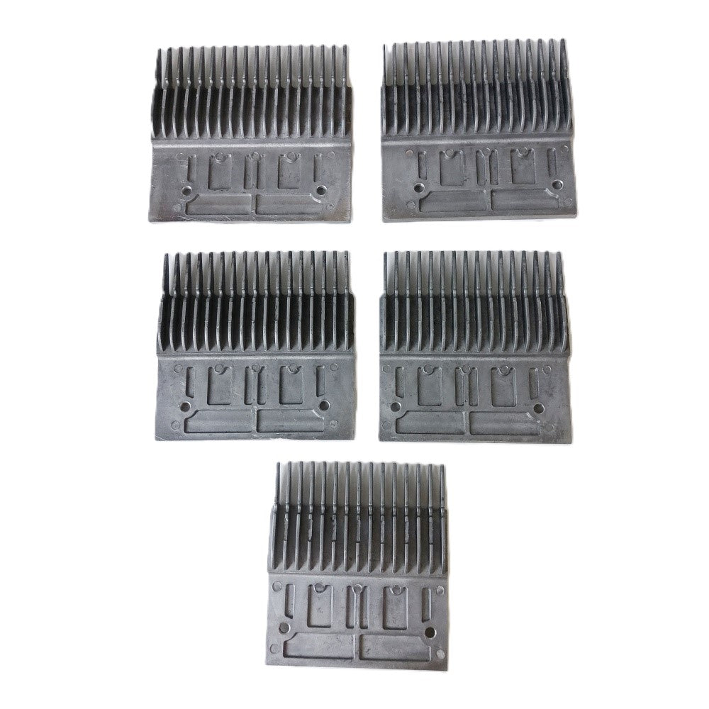 Lote de 10 placas de peine de aluminio para escaleras mecánicas GOA453A, GOA453A1/A4/A5/A6/A9