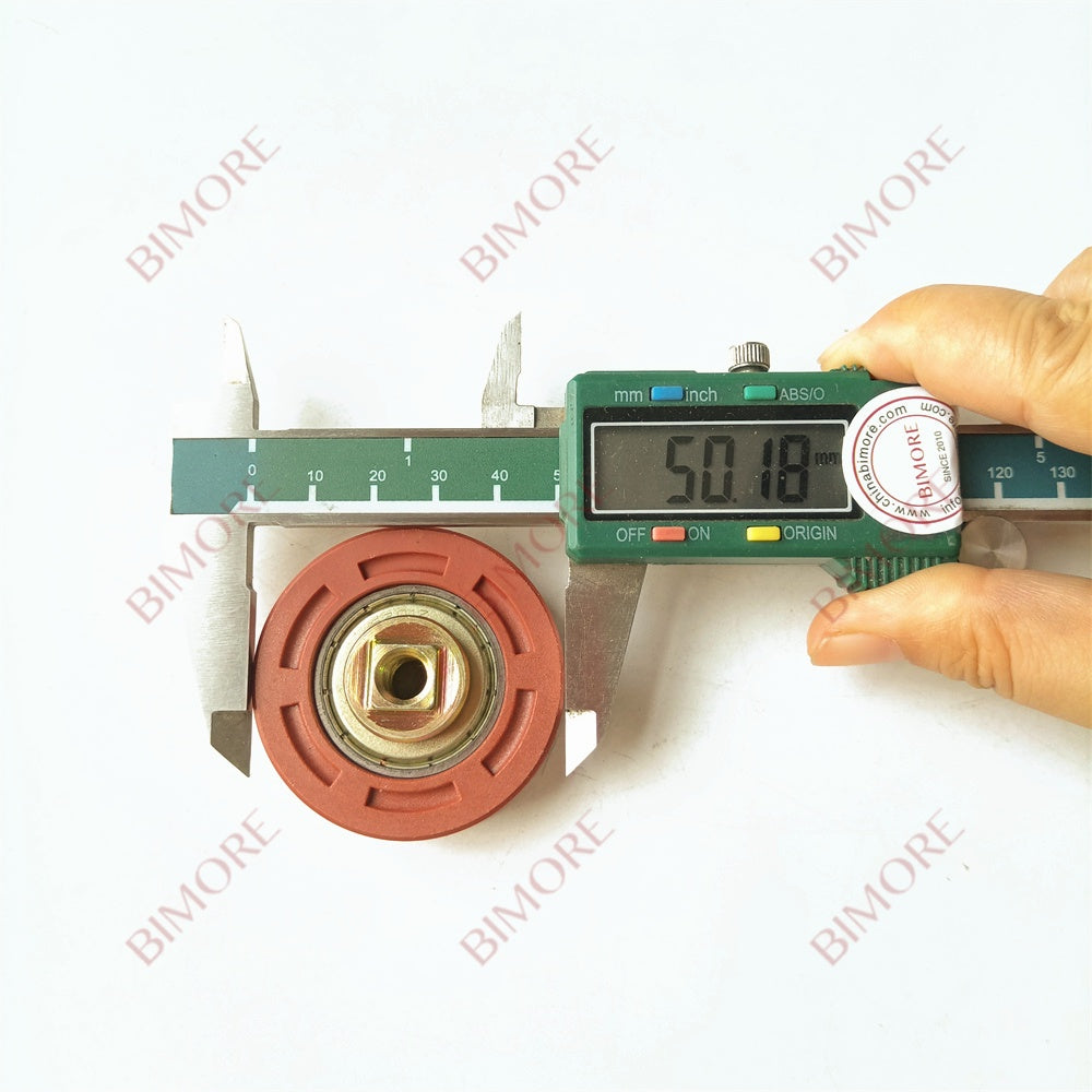 10 piezas/lote KM89628G02 Rodillo de suspensión de puerta superior de ascensor 50x14x6201 OD 50 mm W 14 mm