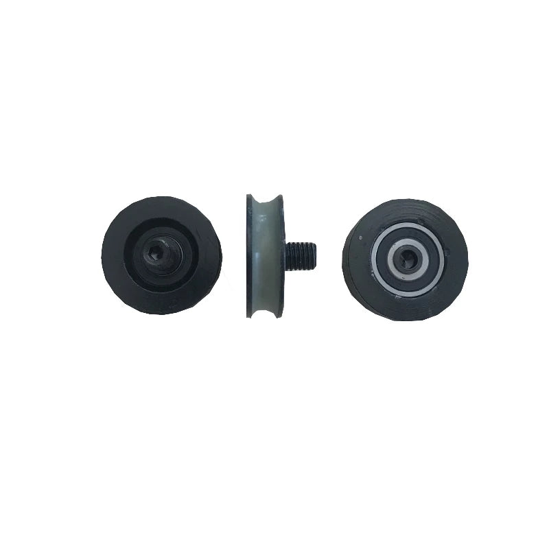 Lote de 20 piezas de elevador para suspensión de puerta, rodillo de 48 mm de diámetro exterior, 14 mm de alto, rodamiento 6200, 48 x 14 mm, M12