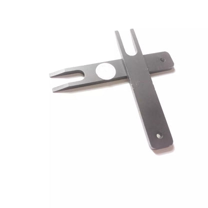 Herramienta de desmontaje de escalones de escalera mecánica (1 unidad/lote), horquilla de hierro negra, longitud 150 mm