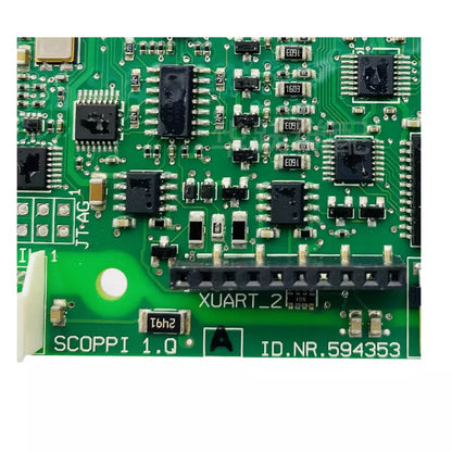 Lote de 1 placa de deslizamiento de tarjetas para cabina de ascensor SCOPPI 1.Q ID.NR.594353 para PCB de ascensor 3600