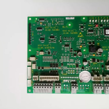 Lote de 1 unidad de placa PCB SDIC 53.QK ID.NR.591886 para ascensor, para cabina de ascensor 3300 3600AP