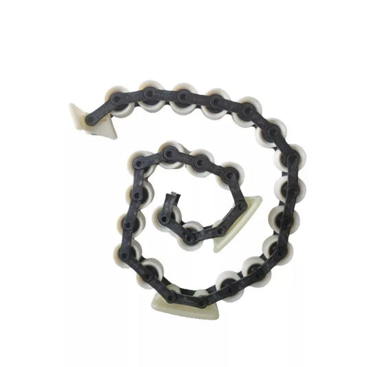 Cadena de guía de retorno de escalera mecánica (22 rodillos, DEE2467616) 2467621 2467623