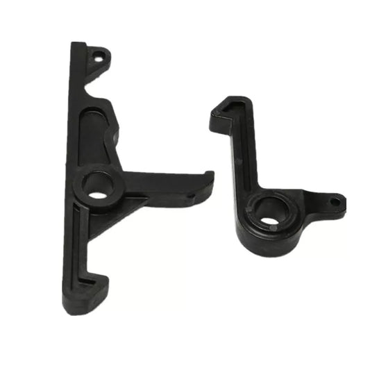 10 juegos/lote de piezas de cerradura de puerta de ascensor, gancho negro, accesorios de elevación, L125 mm y L70 mm