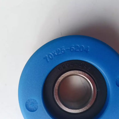 Lote de 20 rodillos para cadena de escalera mecánica, 70 x 25-6204, diámetro exterior de 70 mm, grosor de 25 mm, TD7025-6204