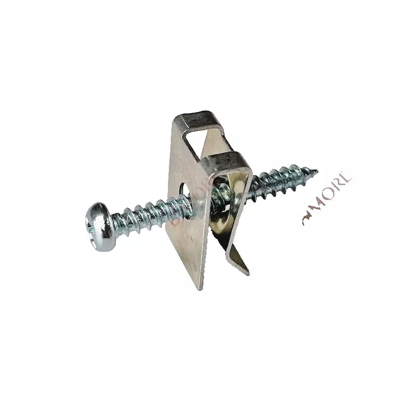 100SETS/LOT 9300 Escalator Demarcation Clamp Clip Fasteners Screw Assemblies 858986