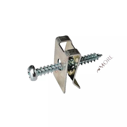 100SETS/LOT 9300 Escalator Demarcation Clamp Clip Fasteners Screw Assemblies 858986