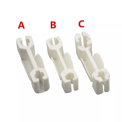 Lote de 100 deslizadores de zapata para puerta de ascensor KM997109H01 (largo x ancho x alto).