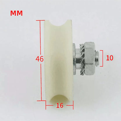 10PCS/LOT Elevator Door Hanger Roller OD46mm W16mm Bearing 6001 Eccentric 46*16*6001