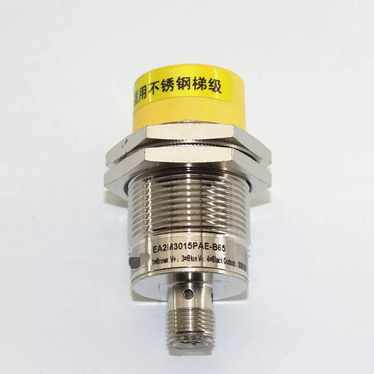 Lote de 2 interruptores de proximidad con sensor de pérdida de paso de acero inoxidable para escaleras mecánicas EA2M3015PAE-B65