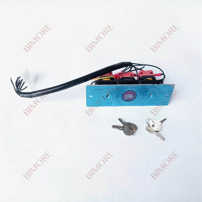 1 SET/LOTE Interruptor de llave de parada de emergencia para escalera mecánica Bloqueo de energía