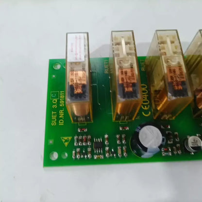 Lote de 1 placa de circuito impreso para ascensor SUET 3.QC ID.NR.591811, PCB de relé para 3300AP