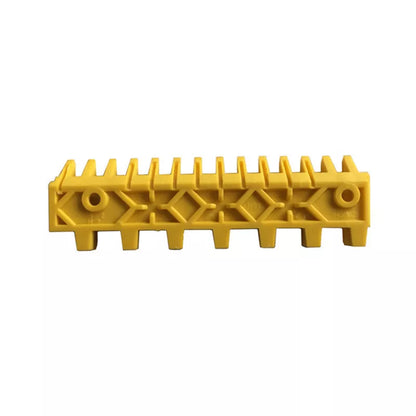 20 piezas/lote 645B028H01/HE645B028 H01 Tira de demarcación de escalones de escalera mecánica L128xW38x14T