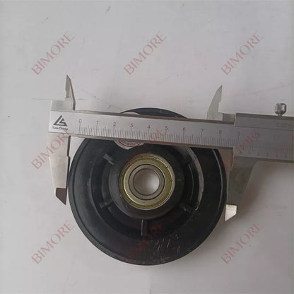 Lote de 5 poleas de rodillos para puerta de ascensor, 90 x 16 x 6202, diámetro 90/15 mm, ancho 16 mm.