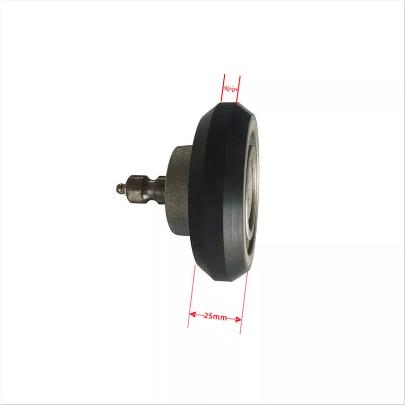 Lote de 2 rodillos guía de alta velocidad para ascensores 456CN, 95 x 25 x 6203, 95 x diámetro exterior, 95 mm de ancho, 25 mm de rodamiento, 6203