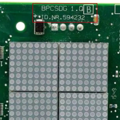 Lote de 1 unidad para placa indicadora LOP de elevador 5400, BPCSDG 1.Q, ID.NR.594232