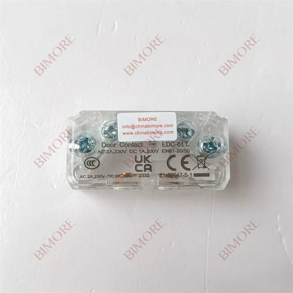 10 juegos/lote EDC-61 L DCA-F3 Contacto de puerta de ascensor Piezas de cerradura de puerta Interruptor EDC-61L