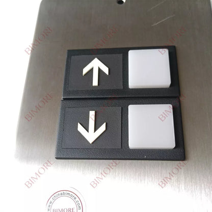 1 unidad/lote A-AAB7069BP1 E411 Panel de llamada de ascensor, piso intermedio, placa LOP RS 3 B9693C 2