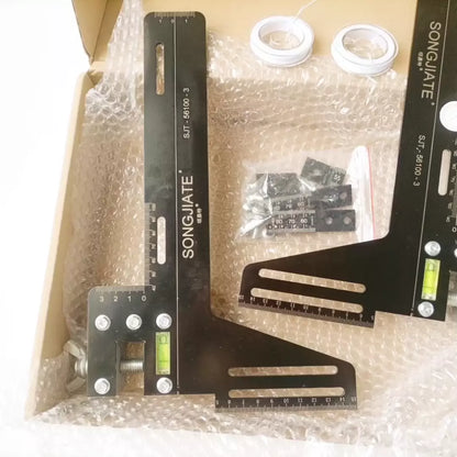 1SET/LOT SJT-56100 Elevator Guide Rail Calibration Ruler Tool Single Line 6 Magnets