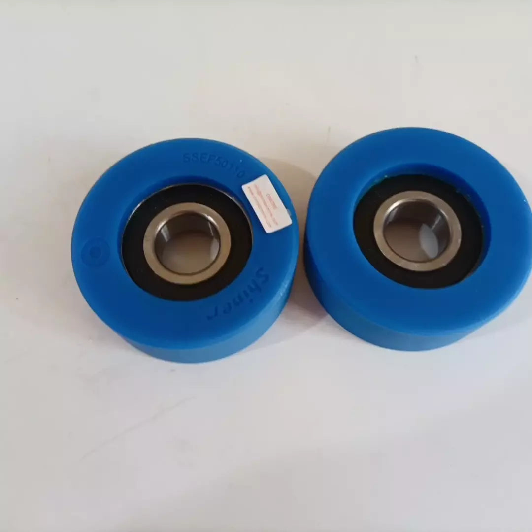 Lote de 50 rodillos de cadena para escalera mecánica SSEF50110, diámetro de 70 mm, grosor de 25 mm, rodamiento 6204