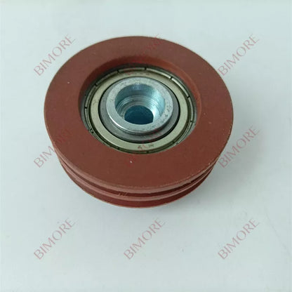 20PCS/LOT KM89627G02 Elevator Wire Rope Roller OD:52mm/2.05inch W16mm Bearing 6003