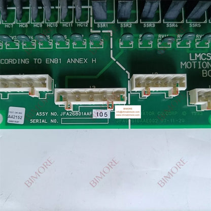 1 ud./lote JFA26801AAF105 Placa de circuito impreso para ascensor LMCSS-MCB Placa de control de movimiento JFA26801AAF 105 1 ud.