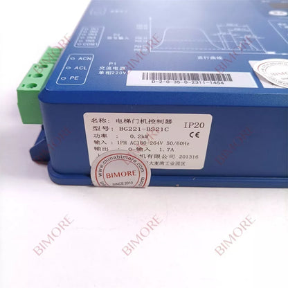 1PC/LOT BG221-BS21C 0.2KW Elevator Door Motor Controller Lift Inverter