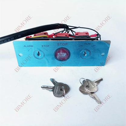 1 SET/LOTE Interruptor de llave de parada de emergencia para escalera mecánica Bloqueo de energía