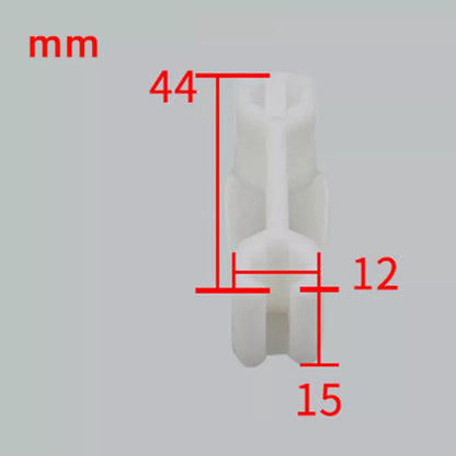 Lote de 100 deslizadores de zapata para puerta de ascensor KM997109H01 (largo x ancho x alto).