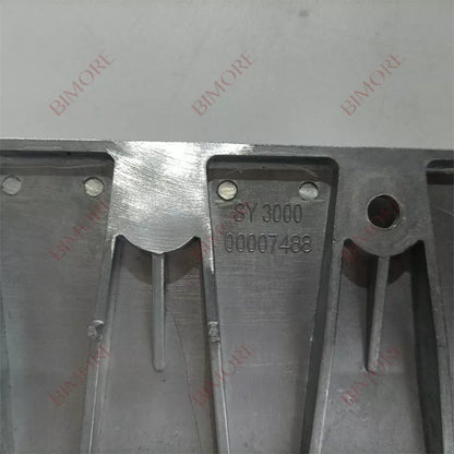 Lote de 20 unidades de peine para escalera mecánica SY300000007488, longitud 208 mm, ancho 185 mm, espacio de esperanza 112 mm, 22 dientes.