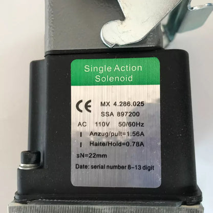 Lote de 1 imán de freno para escalera mecánica, ID.NR 897200, bobina solenoide de 110 V CA.