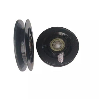 Lote de 5 poleas de rodillos para puerta de ascensor, 90 x 16 x 6202, diámetro 90/15 mm, ancho 16 mm.