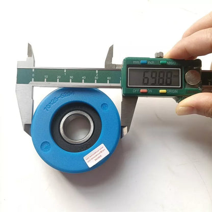 Lote de 20 rodillos para cadena de escalera mecánica, 70 x 25-6204, diámetro exterior de 70 mm, grosor de 25 mm, TD7025-6204