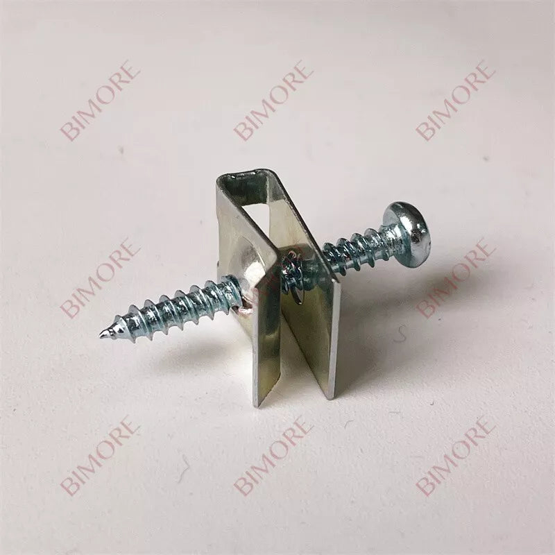 100SETS/LOT 9300 Escalator Demarcation Clamp Clip Fasteners Screw Assemblies 858986