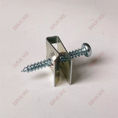 100 juegos/lote 9300 abrazaderas de demarcación para escaleras mecánicas, sujetadores de clip, conjuntos de tornillos 858986