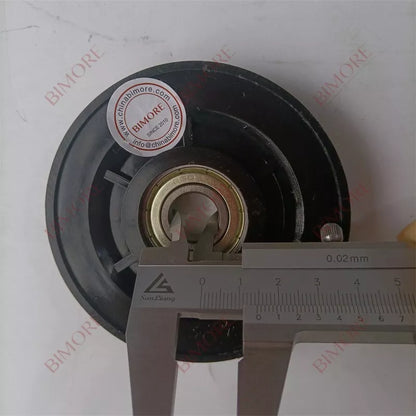 Lote de 5 poleas de rodillos para puerta de ascensor, 90 x 16 x 6202, diámetro 90/15 mm, ancho 16 mm.