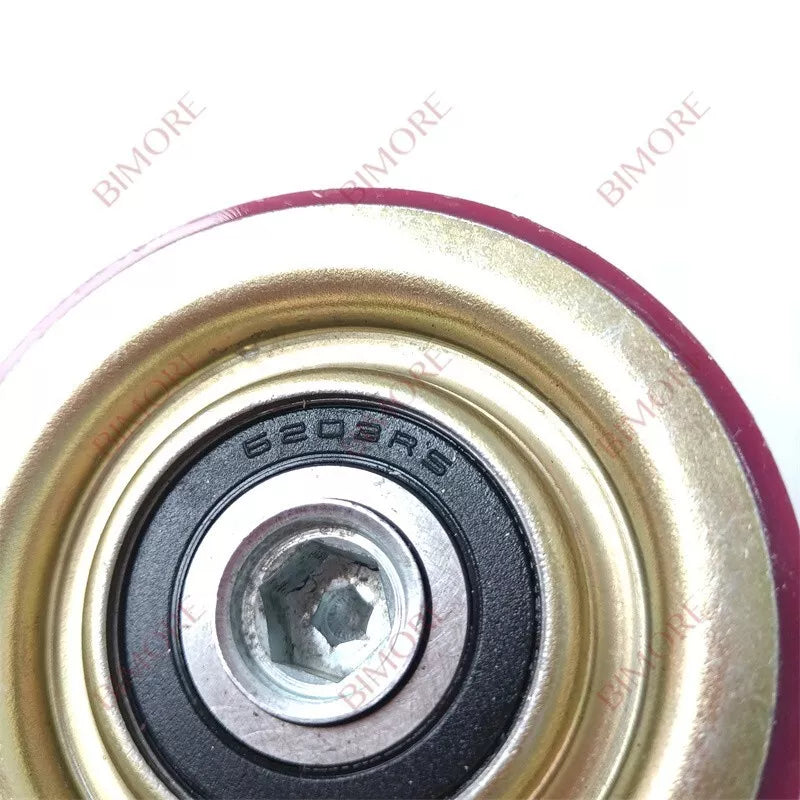 10PCS/LOT 74*19 mm V30 Elevator Door Hanger Roller Red Wheel OD 74mm W 19mm Bearing