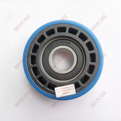 50PCS/LOT 76*25*6204 Escalator Step Chain Roller OD 76mm W 25mm Bearing 6204 SMS405029