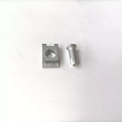 Lote de 100 tornillos para escalones de escalera mecánica, clip para pieza de demarcación.