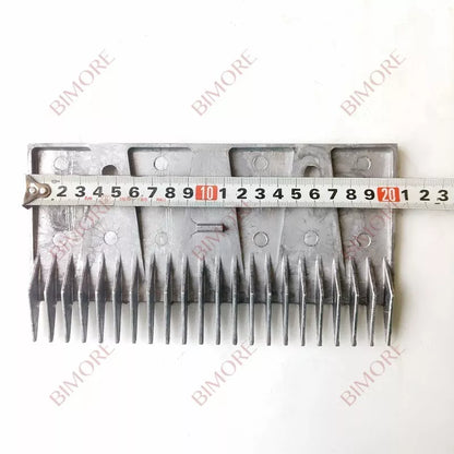 Placa de peine de aluminio para escalera mecánica, 22 dientes, 207 mm de largo y 113 mm de ancho, 2 orificios, 4090160000, 5 unidades/lote